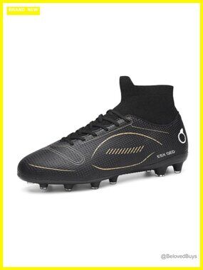 Soccer Cleats Spike Shoes Athletic Outdoor Indoor Football Sneakers Unisex